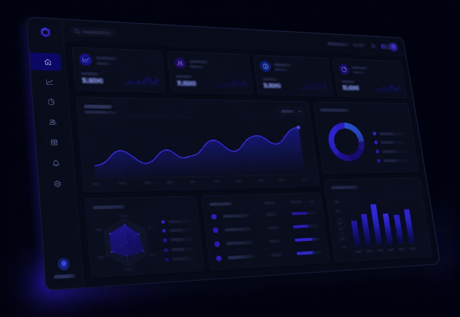 ReferralPulse real-time analytics dashboard with campaign performance charts